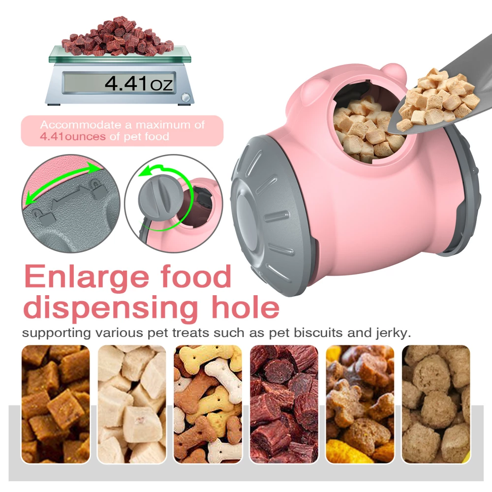 Bear Slow Feeder Dog Toy | Adjustable Treat Dispenser for All Size Breeds