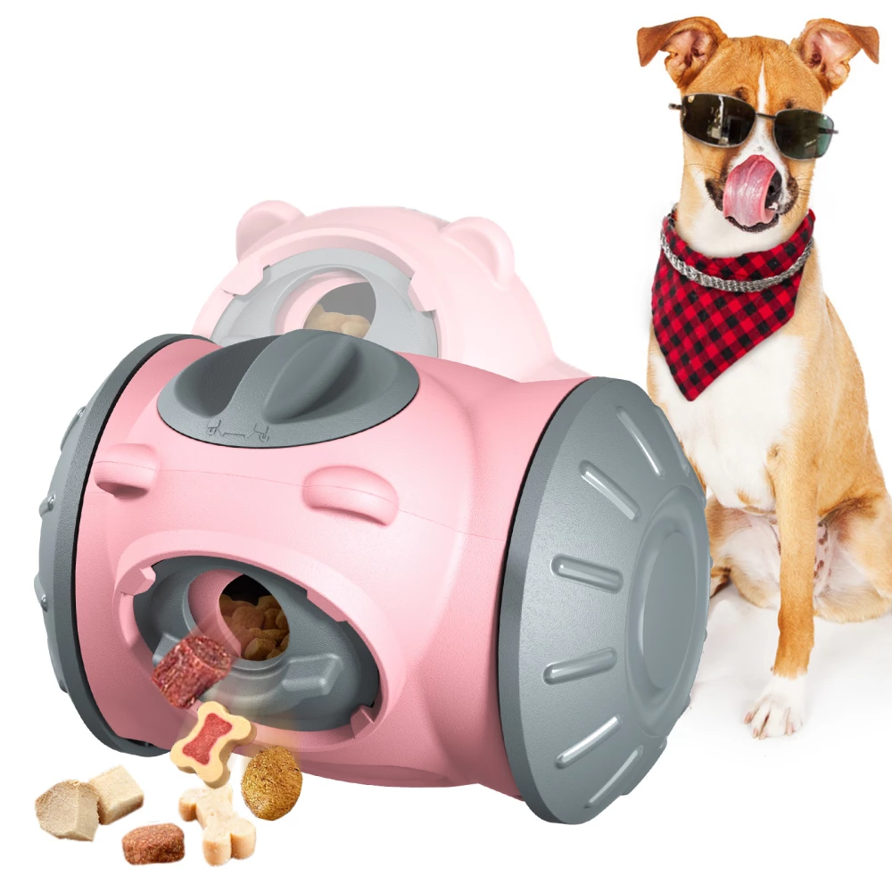 Bear Slow Feeder Dog Toy | Adjustable Treat Dispenser for All Size Breeds