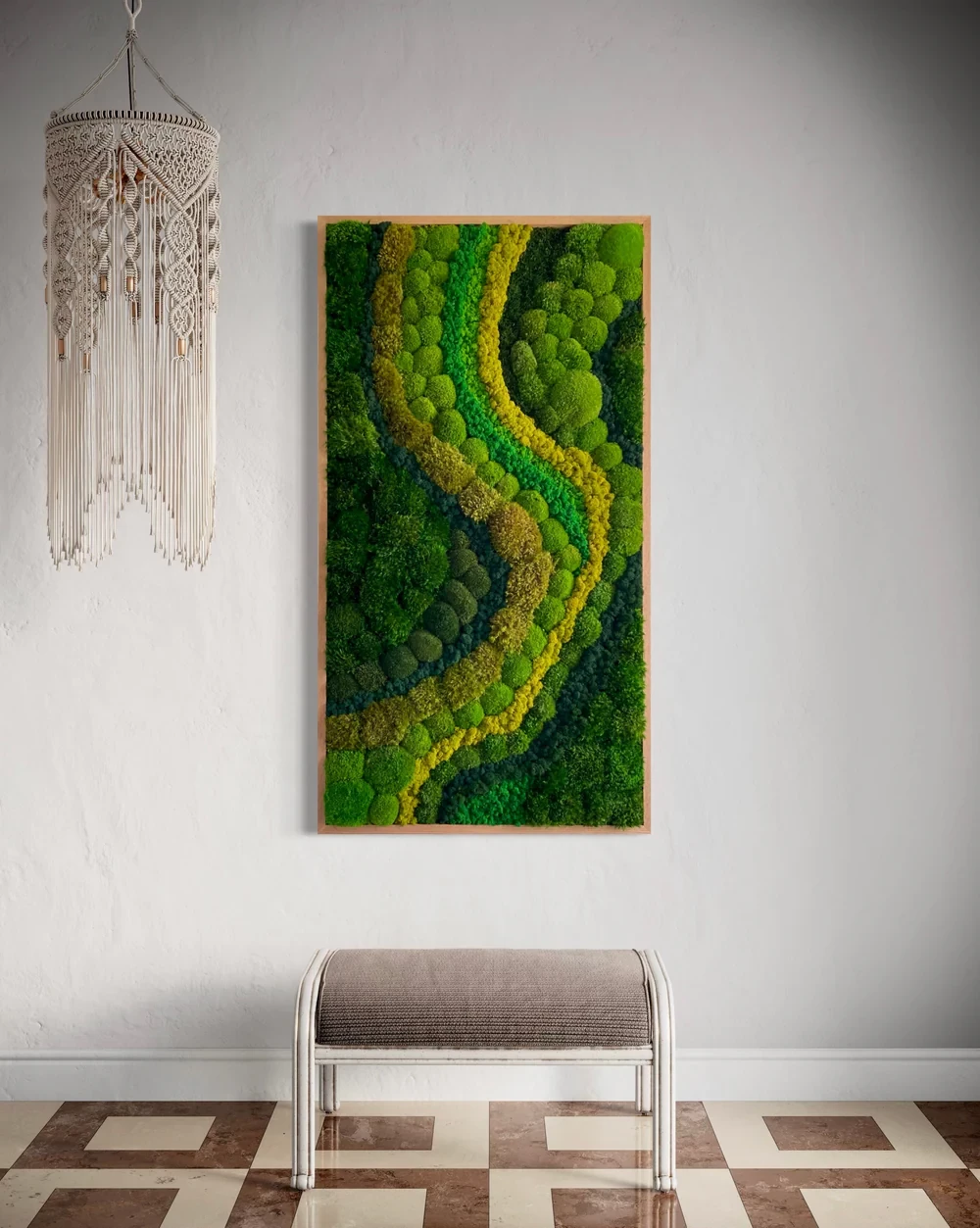 PACIFICO Large Moss wall art