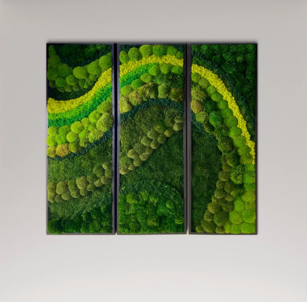 PACIFICO Large Moss wall art
